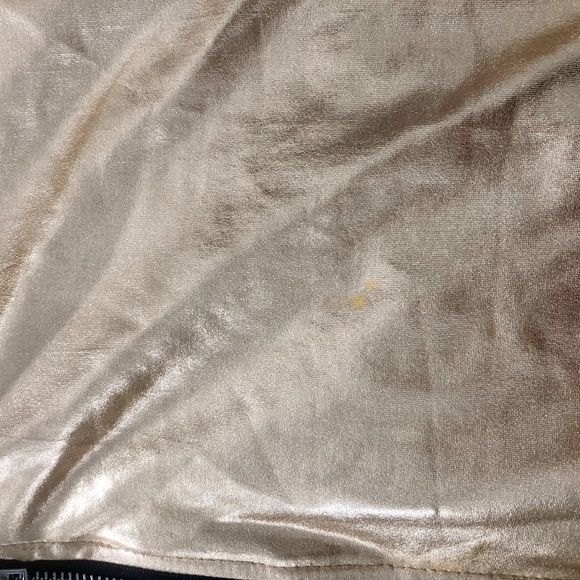 It Girl. Gold Bomber Jacket NWOT - Picture 7 of 8